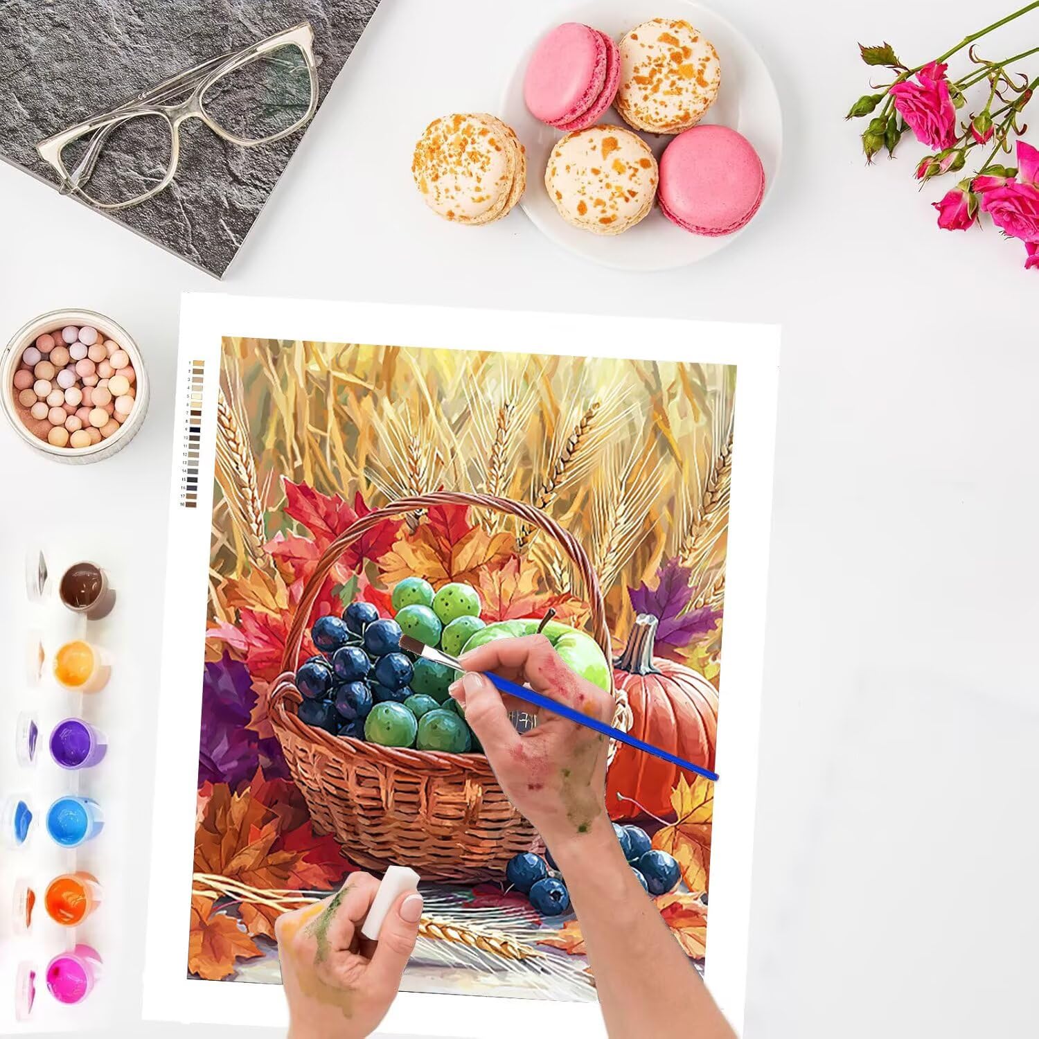 WEISHIWE Automne fruit Peinture Numero Adulte Kits, 80x100cm m-915