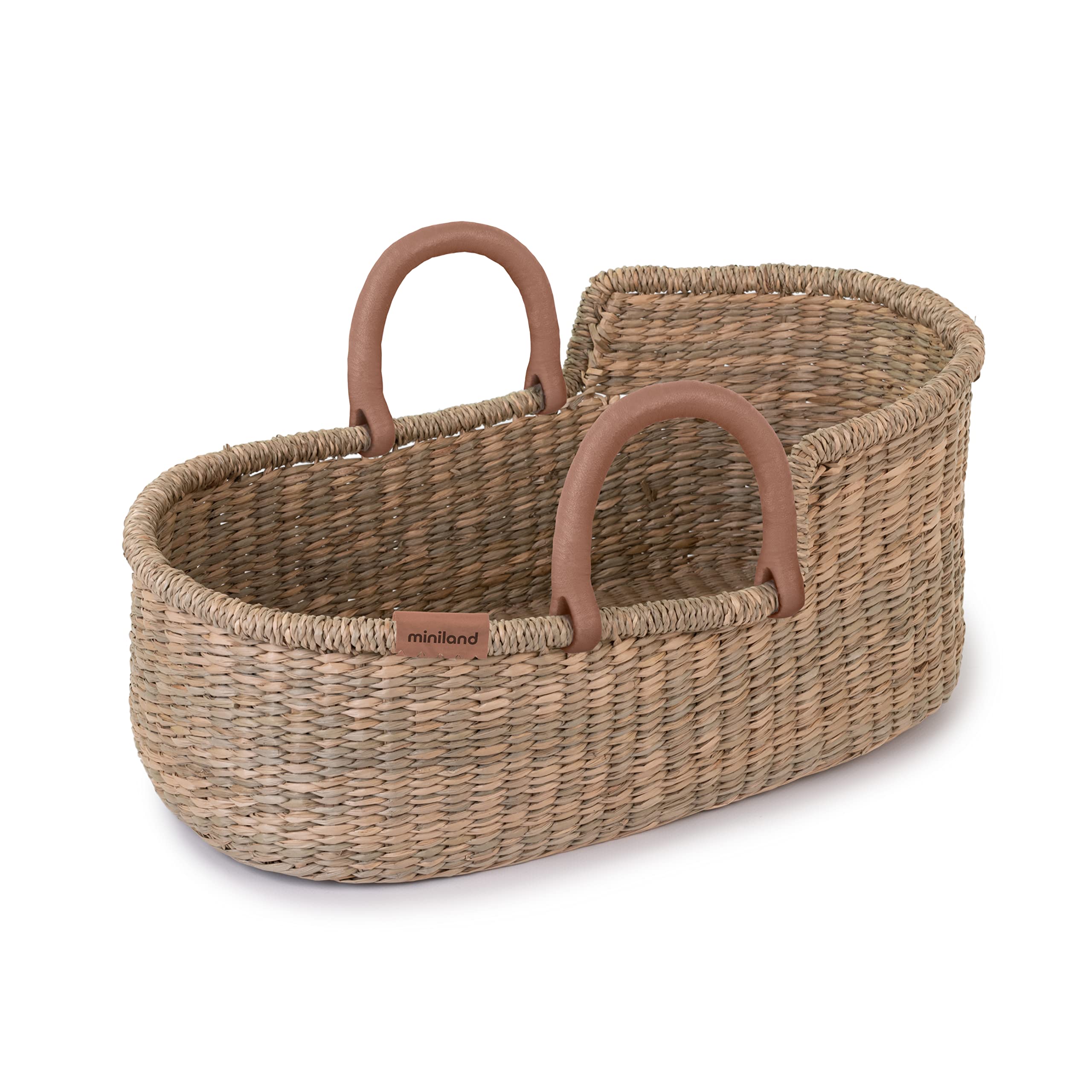 Miniland 31196 dolls baby carrier basket Beige