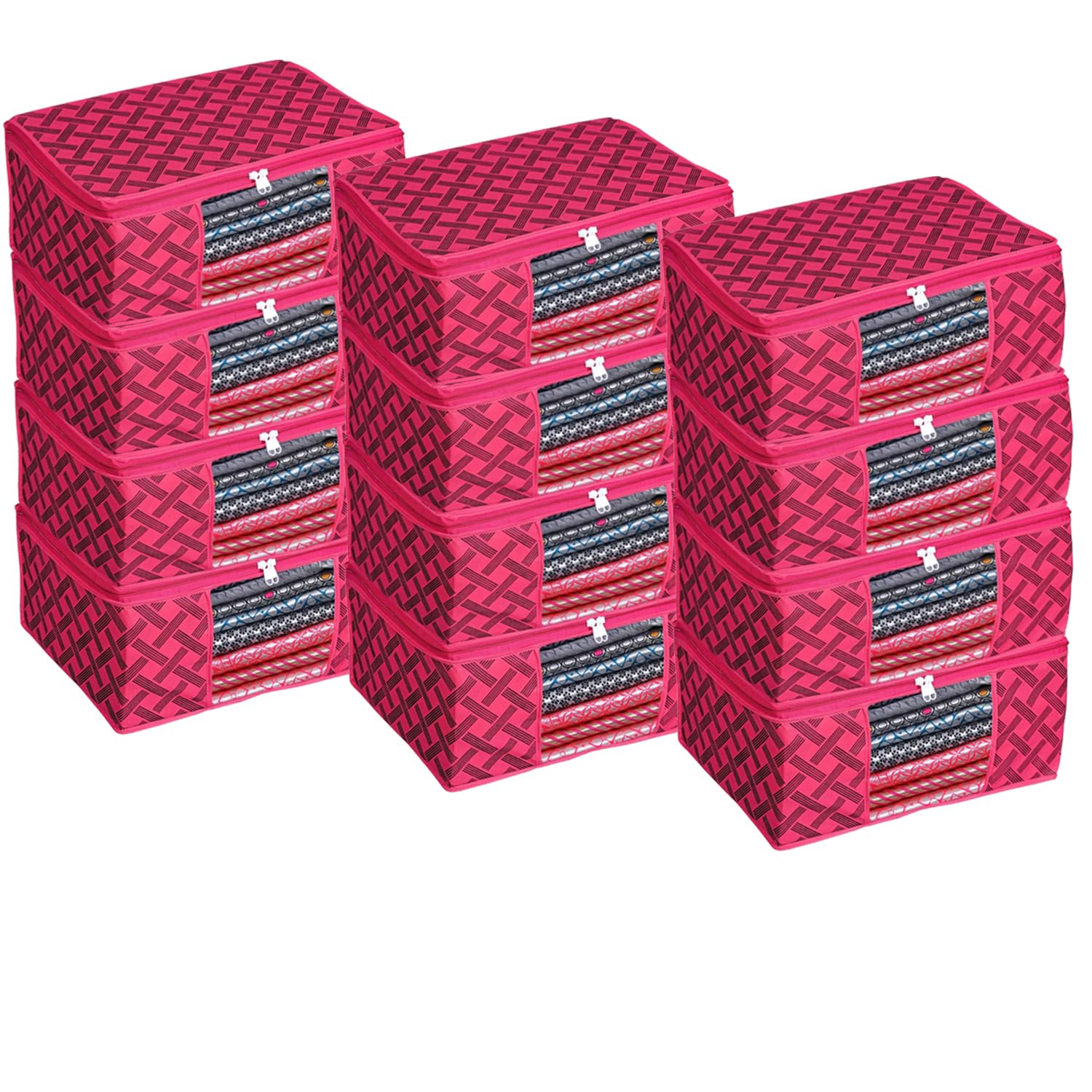 AI ANKIT INTERNATIONAL® Set of 12 Non-Woven saree covers with zip | Sari Covers bag For Storage | Saree Packing Covers For Wedding and Gift (B0D8PBFBW6) Amazon Price History, Amazon Price Tracker