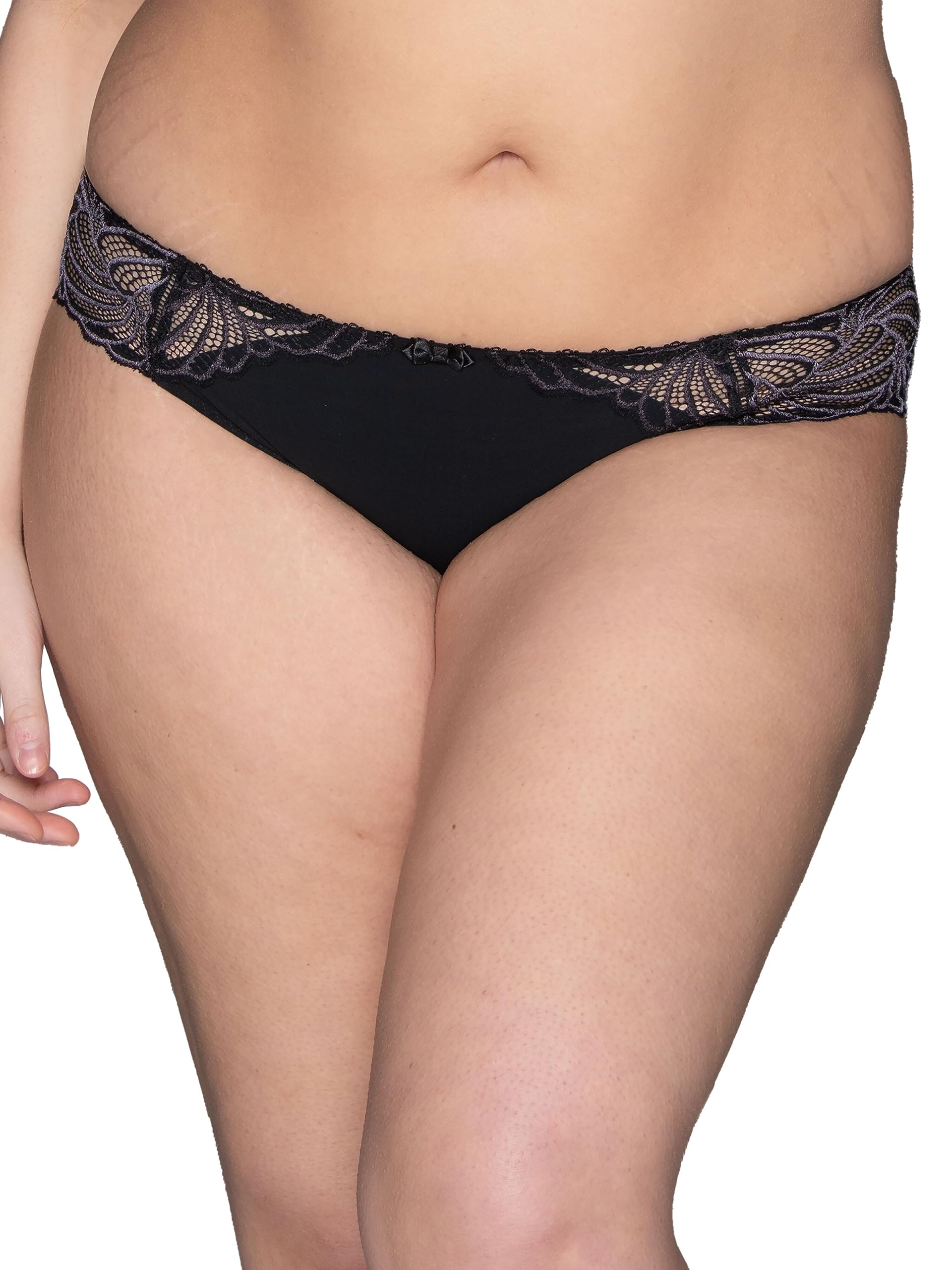 Vanity Fairwomens Flattering Lace Panties: Lightweight & Silky With Superior Stretch Hipster Panties