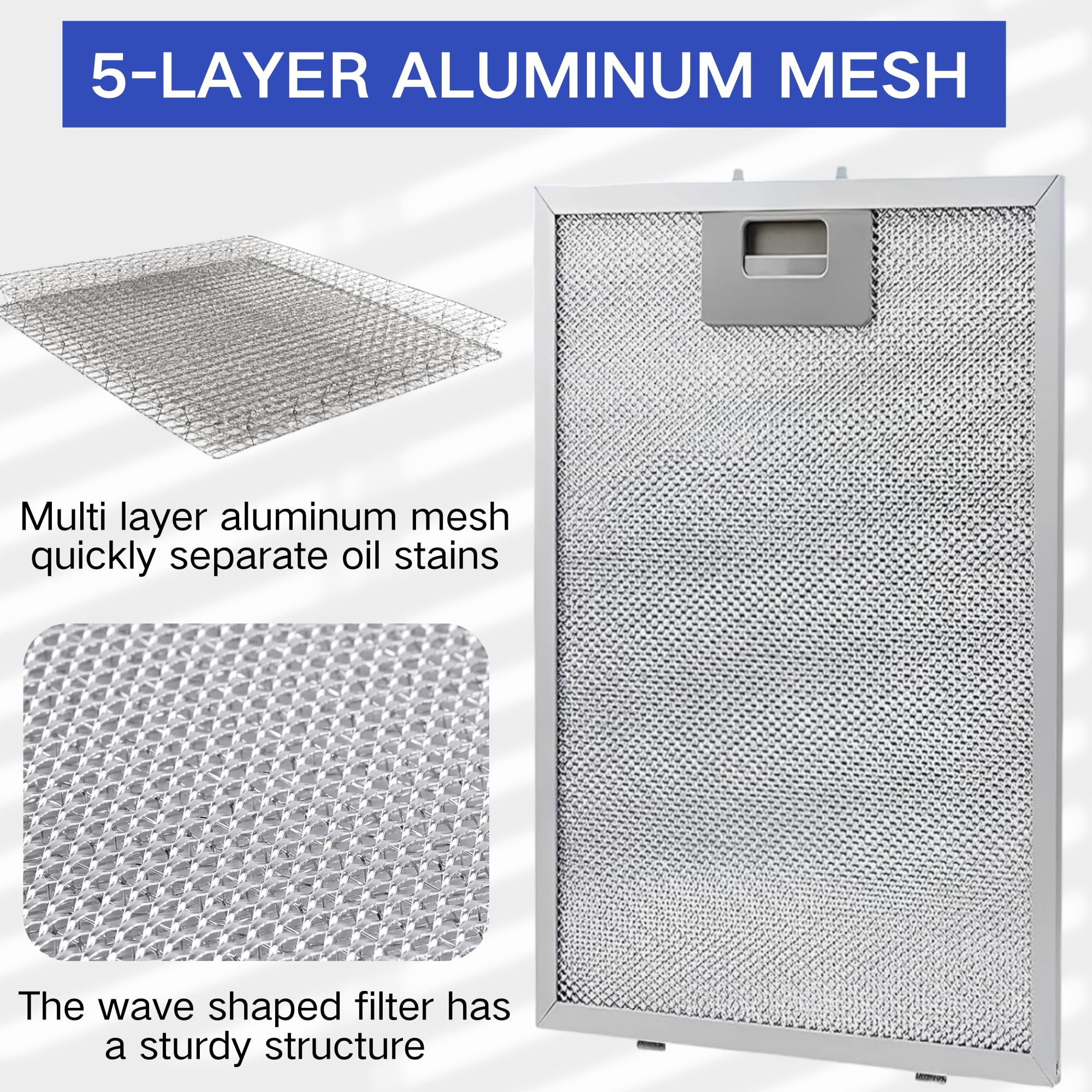 Metallfettfilter passend für Miele DA279 (2002 - 2006), DA269 (2002