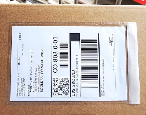 (1000 unidades) Sobres prémium de 6 x 10 pulgadas, tamaño a medida para papel tamaño carta plegado por la mitad, bolsas adhesivas para etiquetas de