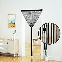 Vista 2 de Cortinas de puerta con tiras de cuentas. DIY cuentas densas para puertas,entradas y ventanas