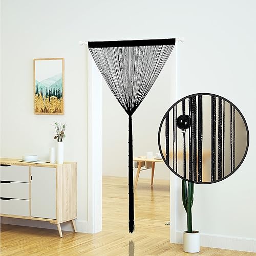 Miniatura 2 de Cortinas de puerta con tiras de cuentas. DIY cuentas densas para puertas,entradas y ventanas