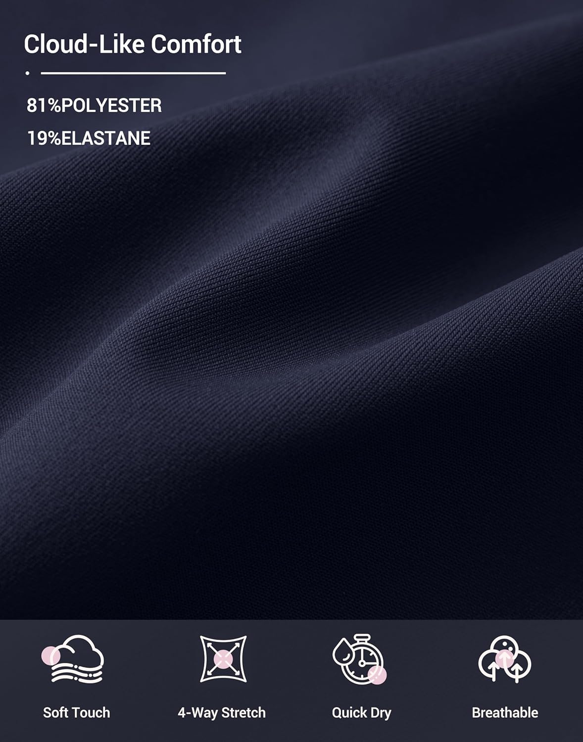 G Gradual Women's Joggers Zip Pockets Drawstring Gym Sweatpants High Waisted Tapered Pants for Workout, Travel, Lounge - Image 7