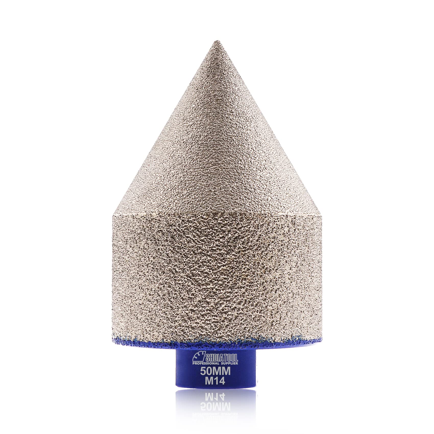 SHDIATOOL Diamond Chamfer Bits Finger Milling Bits 0-50MM for Bevelling Enlarging Grinding Shaping Edging Porcelain Tile Marble Ceramic Granite — image 1
