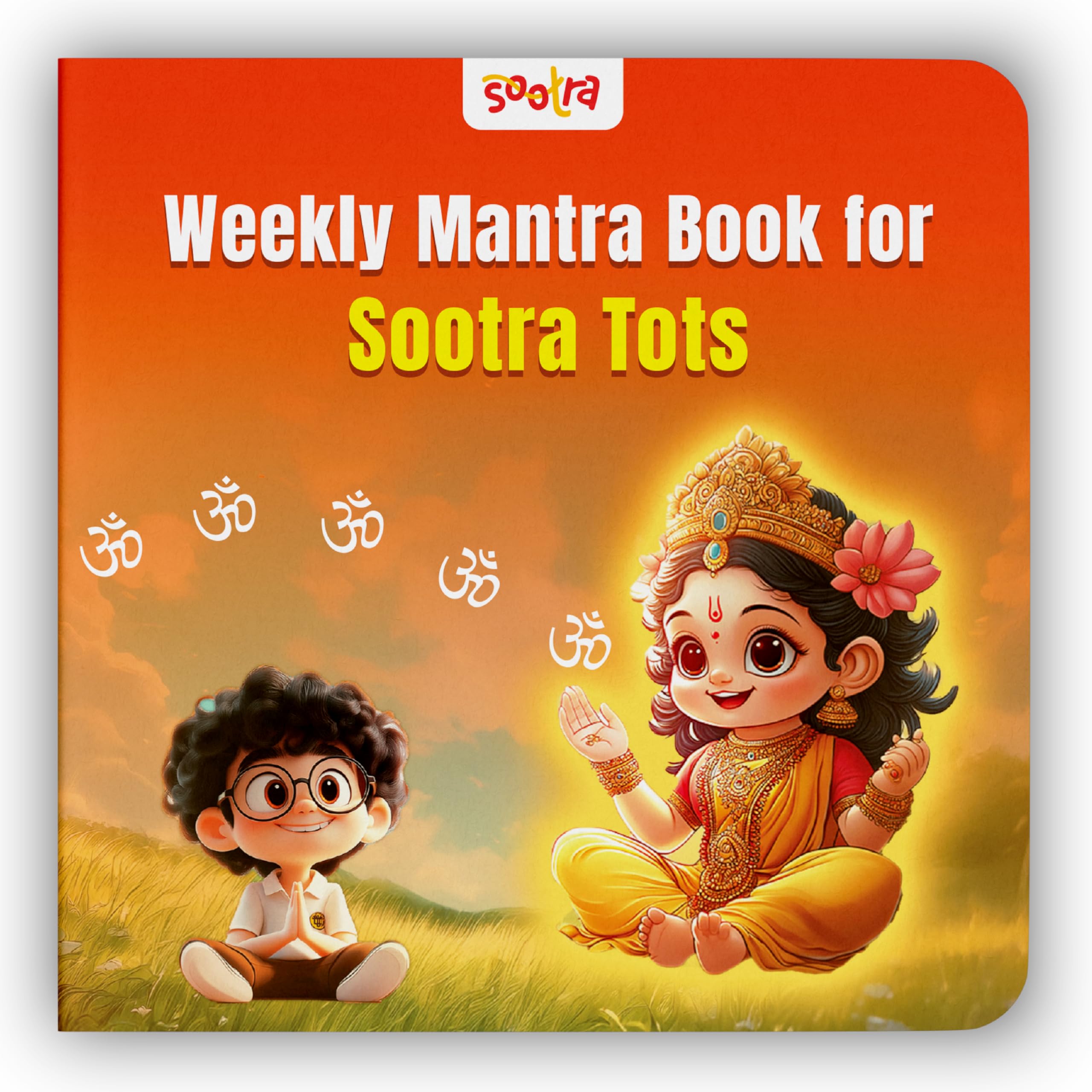 My Weekly Mantra Book for Kids – Illustrated Board Book with Sanskrit Shlokas & Daily Mantras | English Translations | Spiritual Learning of Indian Culture & Values | Ages 0-5 years