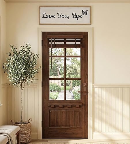 Miniatura 6 de Letrero enmarcado personalizado, placa decorativa con apellido (marco gris desgastado)