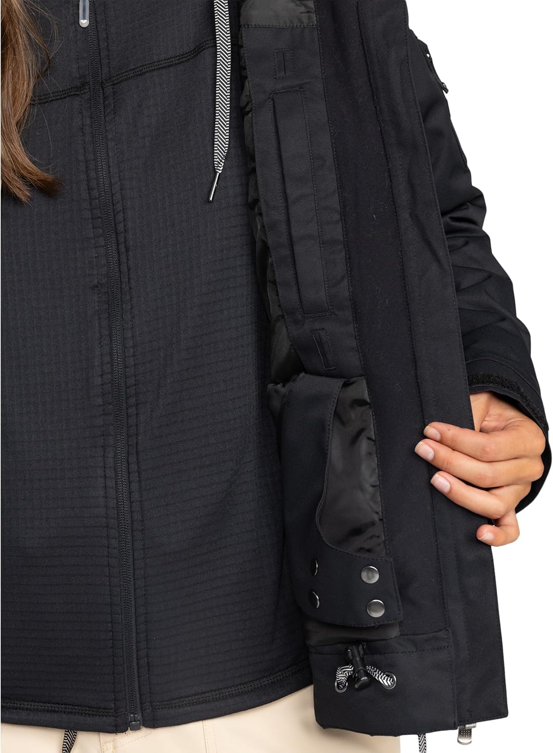 Roxy Women's Meade Snow Jacket – 10k Waterproof, Pfas-free, Recycled Materials, Insulated - Image 4