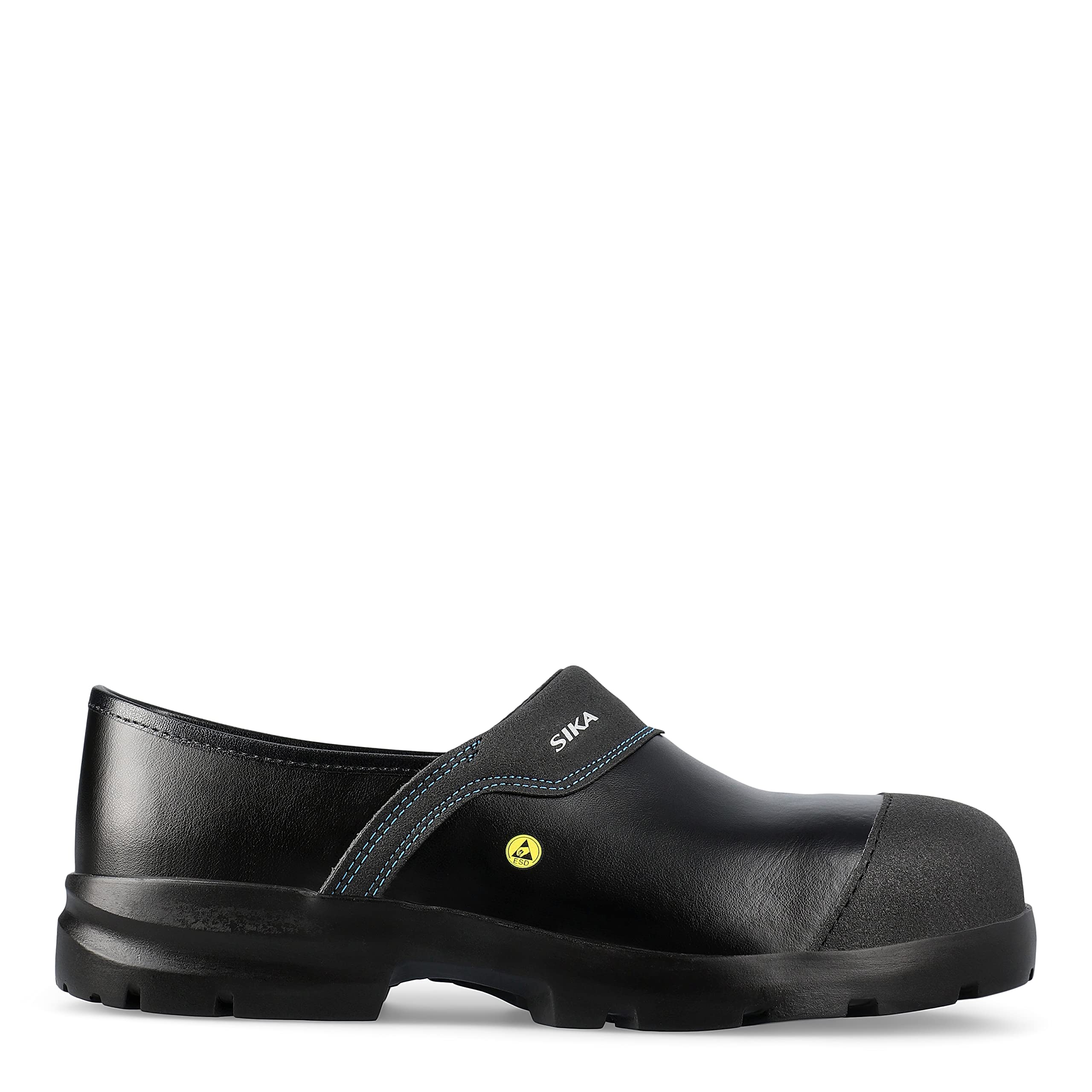 SIKA Unisex Flex Geschlossener Clog, rutschfeste PU-Laufsohle, leichter Arbeitsclog, Permair-Leder, weiche Innensohle Sicherheitsclog für Landwirtschaft, Bauwesen, Lagerhaltung & Lebensmittelindustrie