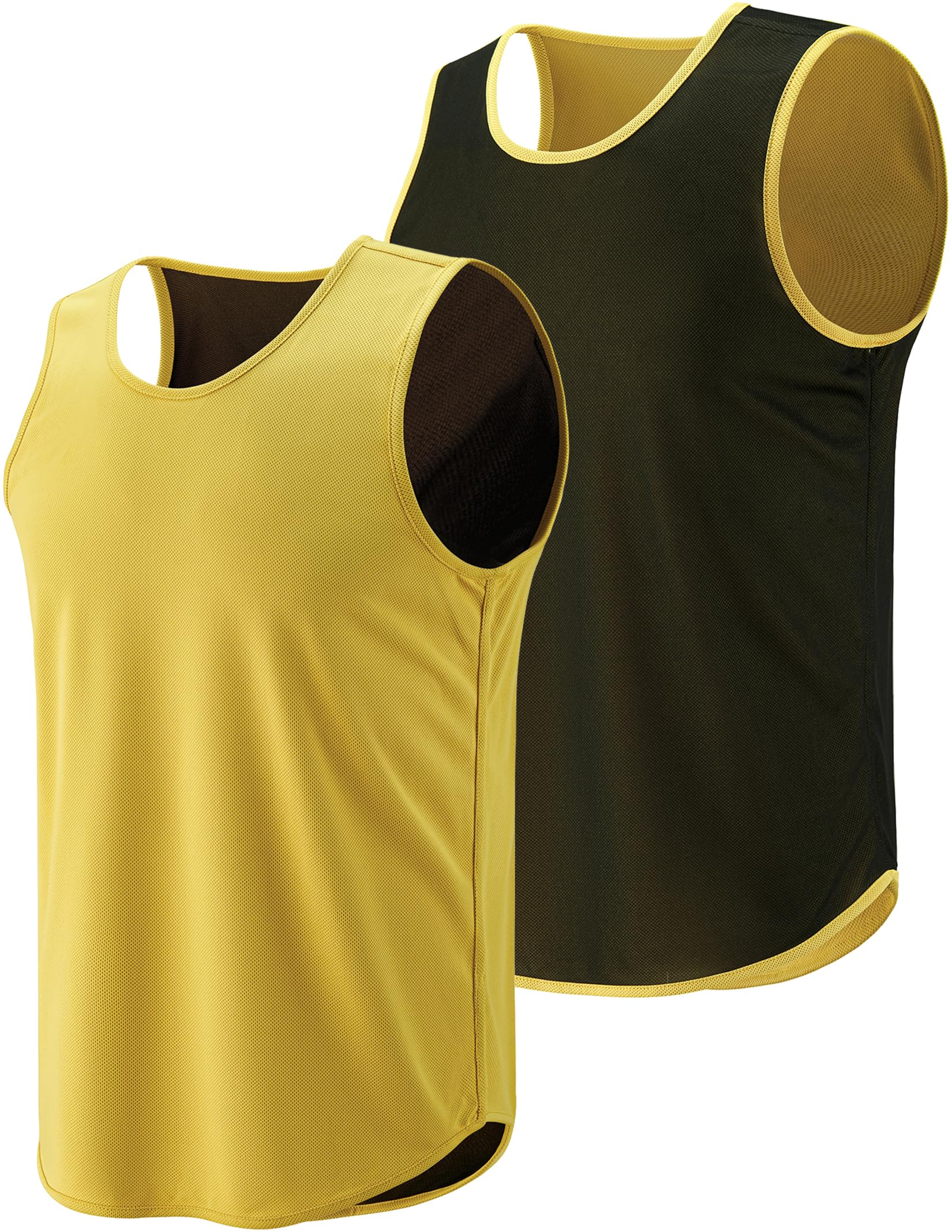 Liberty Pro Men's Lightweight Reversible Rec Tanks, Mesh Basketball Jerseys Athletic Quick Dry Shirts Team Scrimmage Uniforms