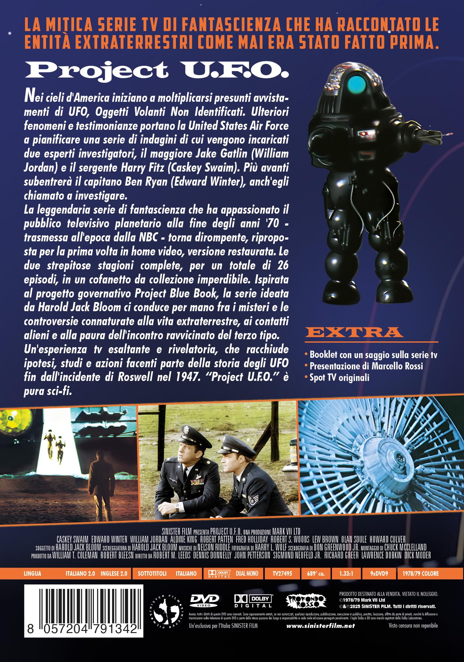 Project U.F.O. - La Serie Tv Completa - 9 Dvd