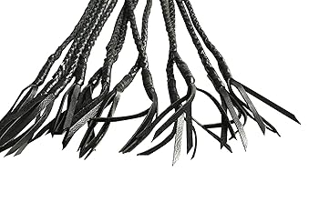 Amazon.co.jp: KONKURA ブラックレザーウィップ (鞭) 長さ80cm