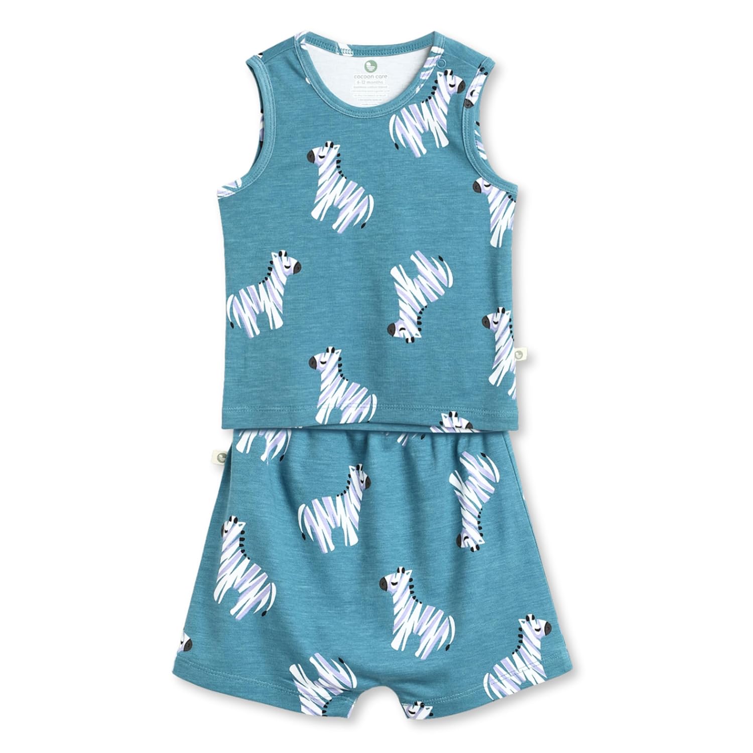 Cocoon Care Bamboo Cotton Printed Vest and Short Set | Soft, Breathable | Sleeveless Vest Short Set | Kids Cothing Wear Set - Review, Price and Buying Guide