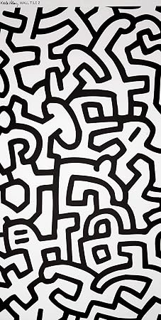 Amazon Blik 貼ってはがせるパターン壁紙 キース へリング Keith Haring Pattern Wall Tiles アメリカ発 きれいに剥がせて壁を傷めないので賃貸にもok Bkh 110 Pwt ウォールステッカー オンライン通販