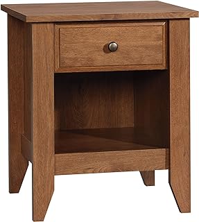 Sauder Shoal Creek Night Stand, Bedside Table, Bedroom Side Table, in Oiled Oak