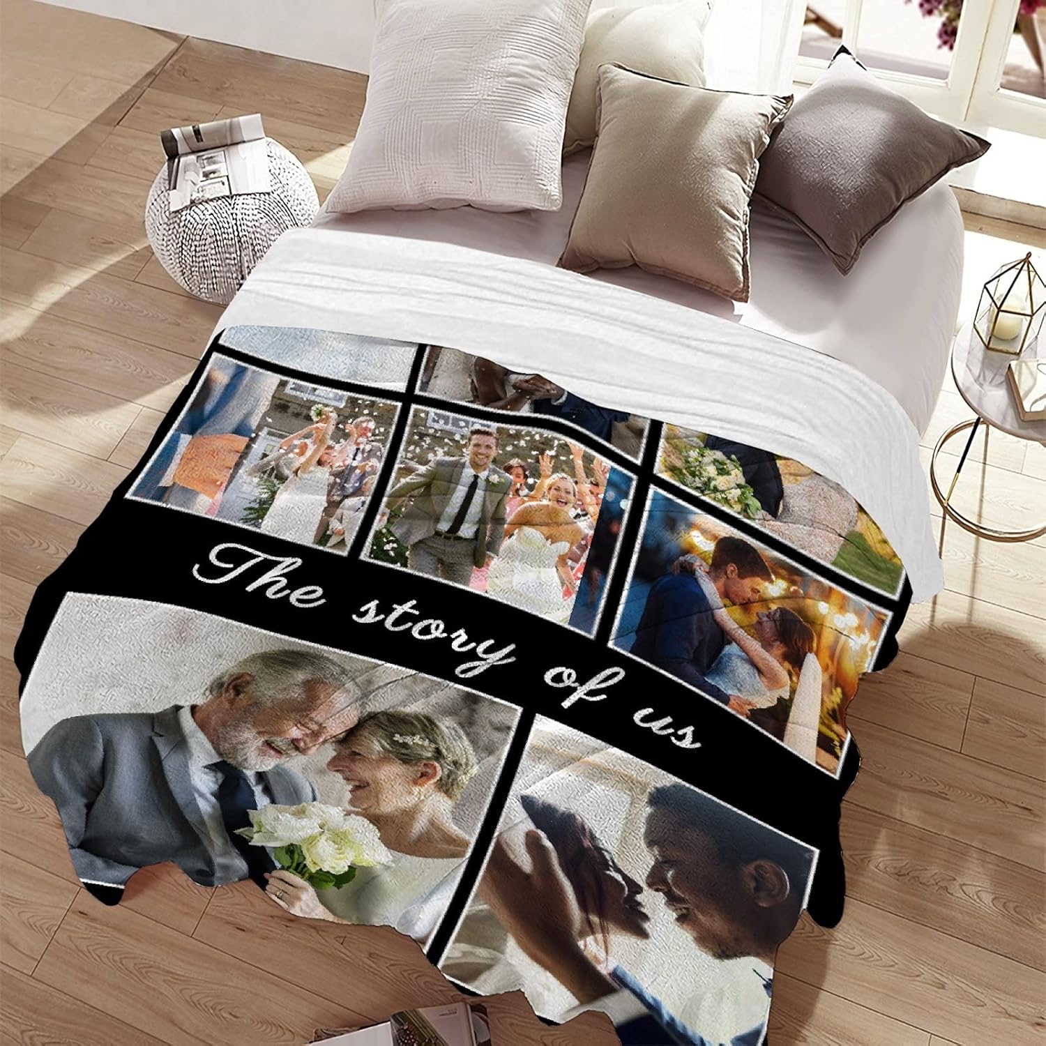 One-Day Sale: Up to 40% Off Custom Blanket Personalized Throw Blankets-Gift for Kids Friends Dog Cat Family Photos Text Customized-Name Picture,Gifts for Birthday Wedding Christmas Souvenir-Photo 8-(120x90 Extra King) 40% Off Discount Custom Blanket Personalized Throw Blankets-Gift for Kids Friends Dog Cat Family Photos Text Customized-Name Picture,Gifts for Birthday Wedding Christmas Souvenir-Photo 8-(120x90 Extra King)