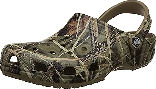 realtree camo mens lined clog with sherpa lining