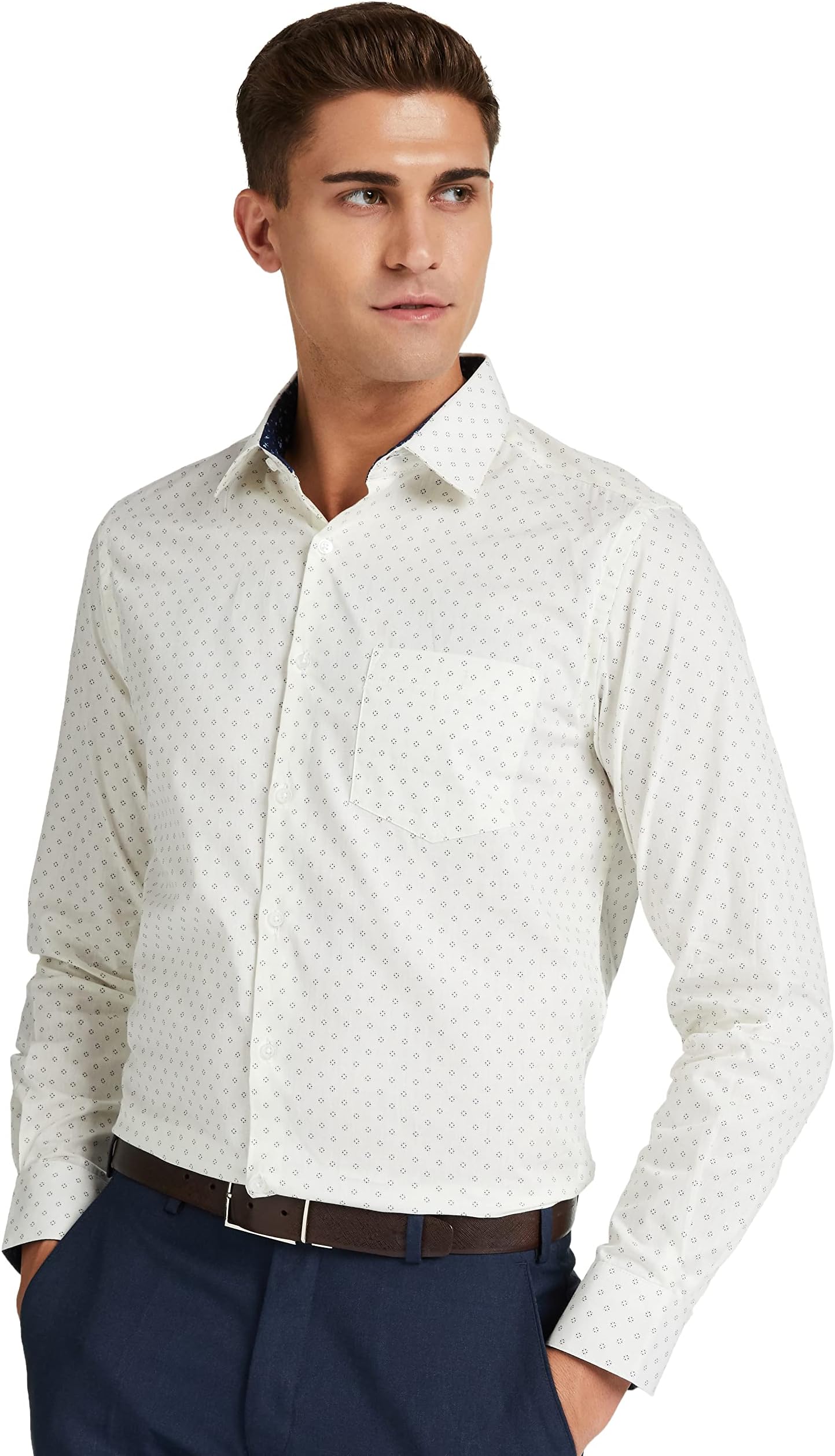 DiverseMen's Regular Fit Formal Shirt