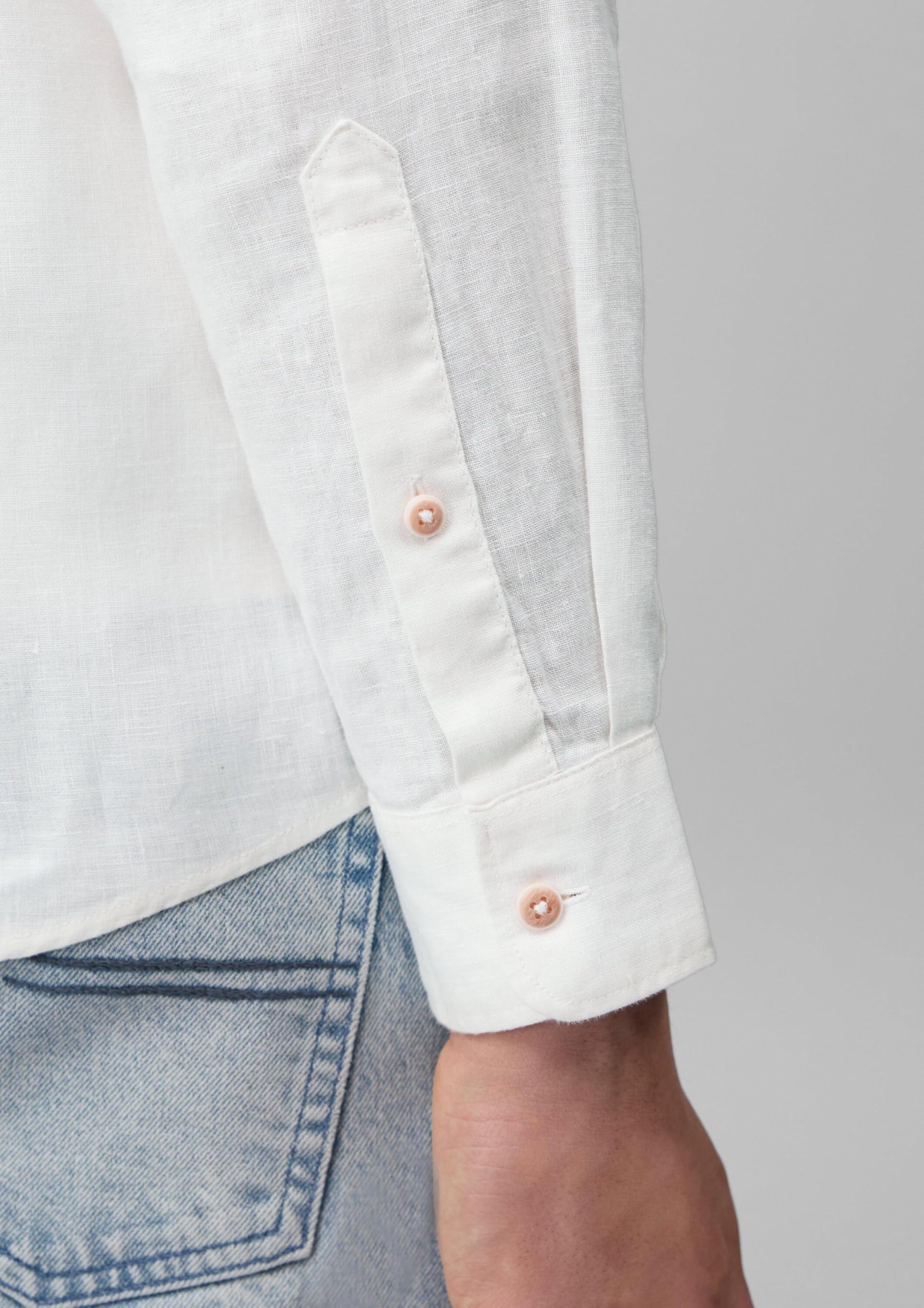 s.Oliver Regular Fit: Langarmhemd aus Leinen