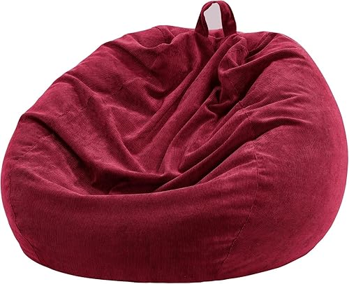 Miniatura 11 de Nobildonna Funda para Silla Puf de 3 pies (Sin Relleno) 35"×43" Silla Puf Grande de Almacenamiento de Animales de Peluche Lavable Funda para Silla