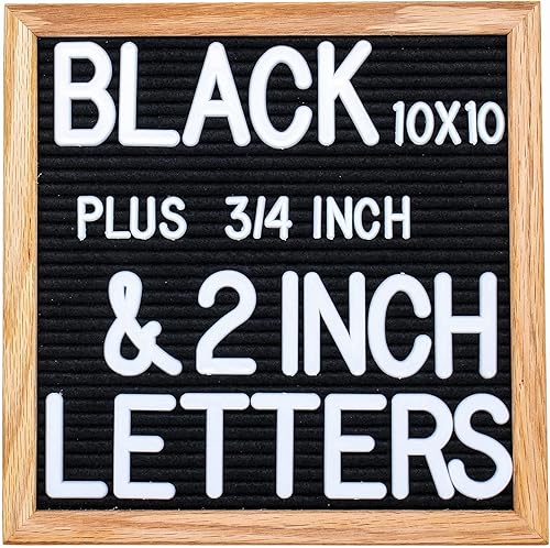 Juego de 326 letras de plástico de 2 pulgadas para tableros de letras de fieltro intercambiables y tablero de letras de fieltro, tablero de letras