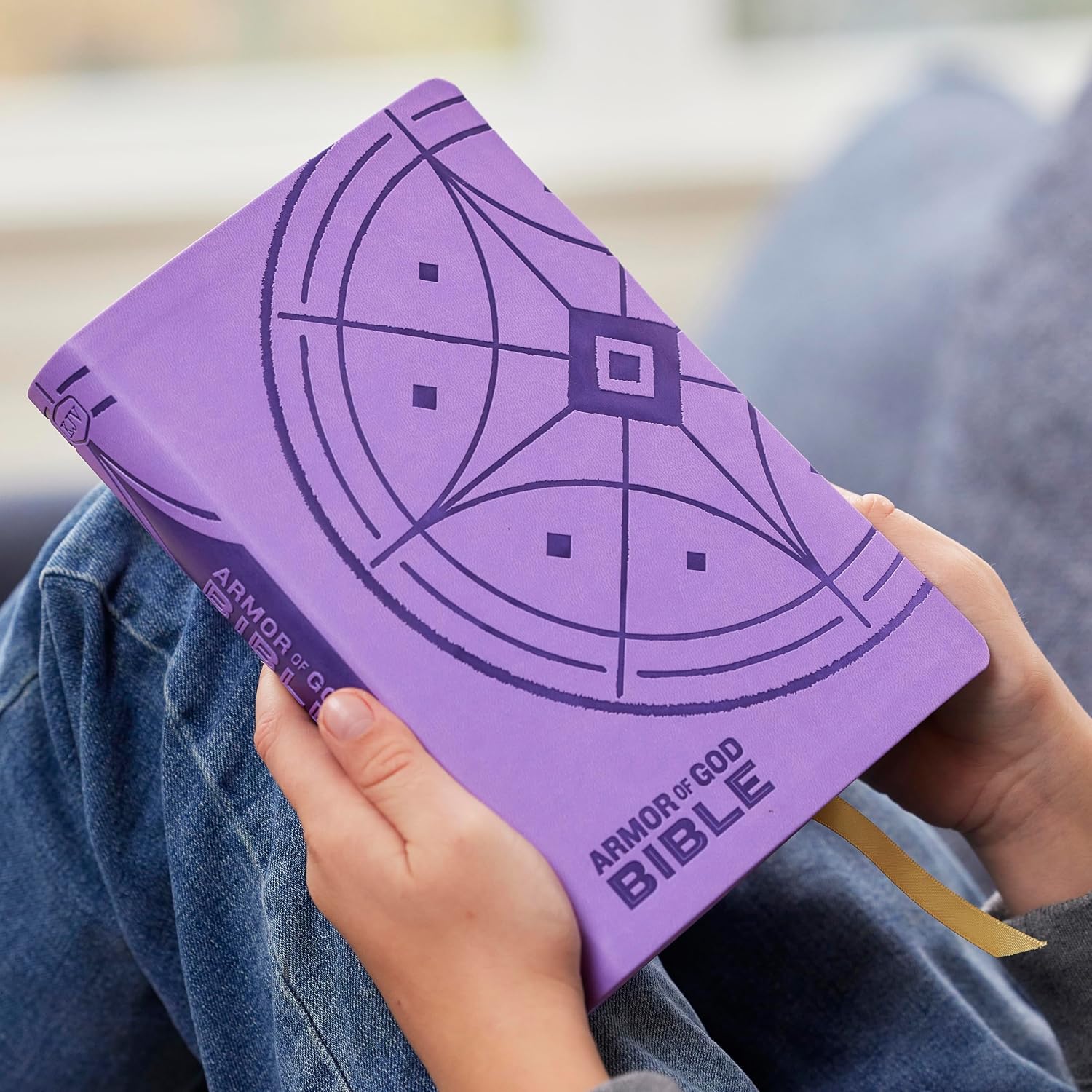 KJV Armor of God Bible, Purple Leathersoft (Children’s Bible, Red Letter, Comfort Print, Holy Bible): King James Version