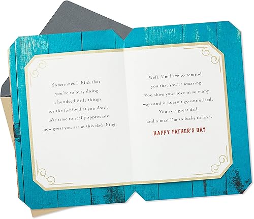 Miniatura 2 de Hallmark Tarjeta del día del padre para marido o novio (gran papá)