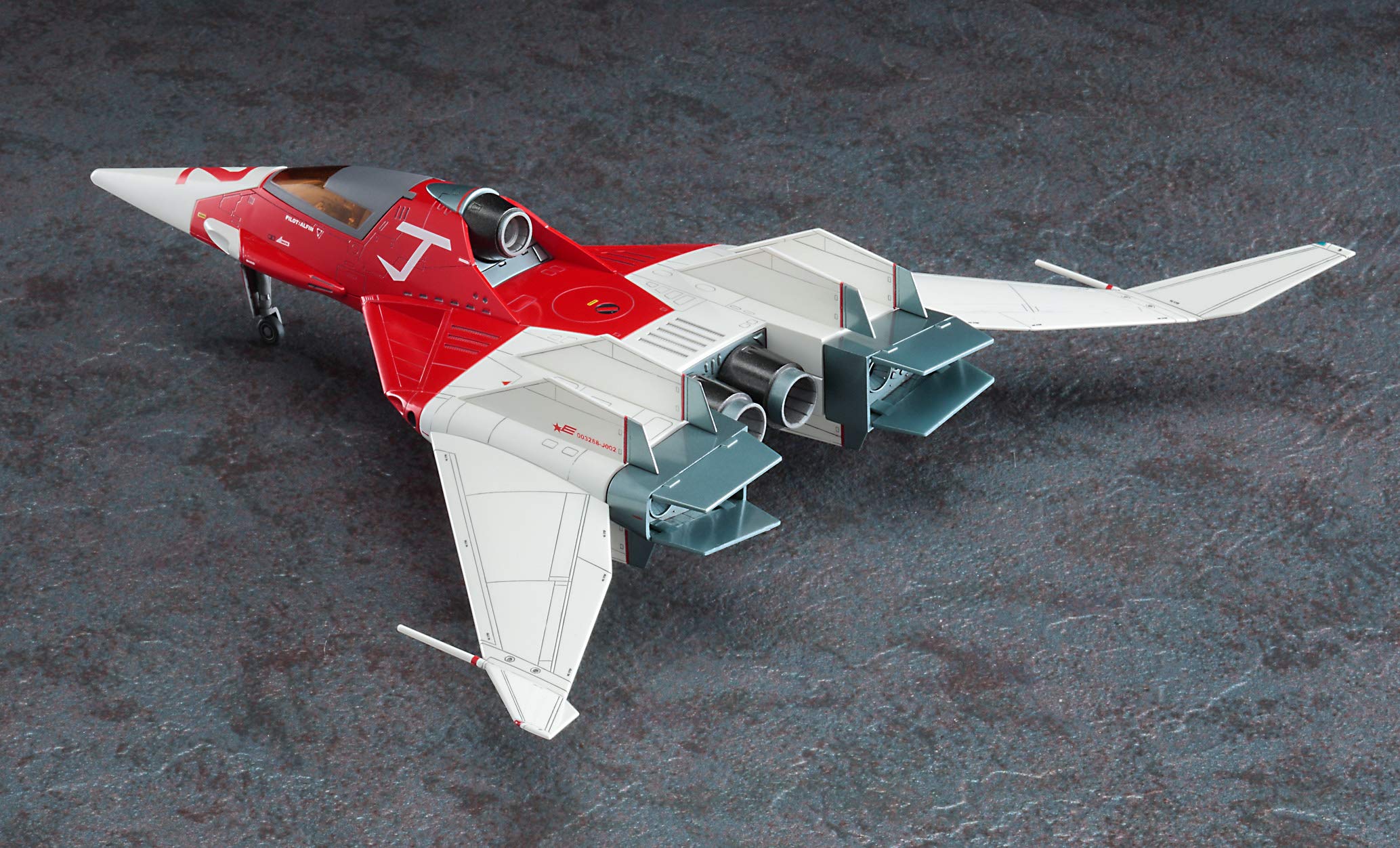 Hasegawa 064775 - Modellino Crusher Joe fighter 2, scala 1:72