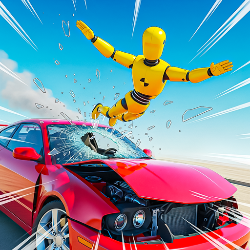 Juego de carreras de choques de coches en mundo abierto en 3D (2025) con destrucción de vehículos a gran escala.