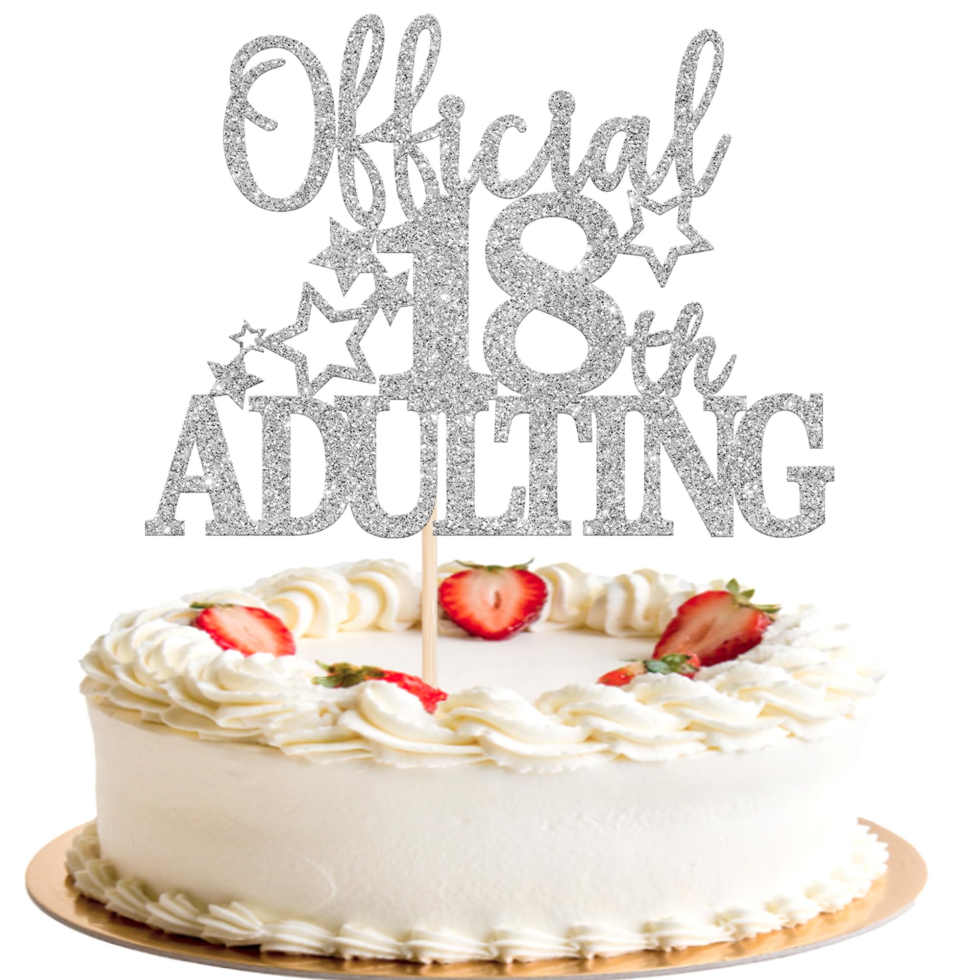 1 Stück Renn Auto Tortendeko Glitzer Fast One Cake Topper Ka