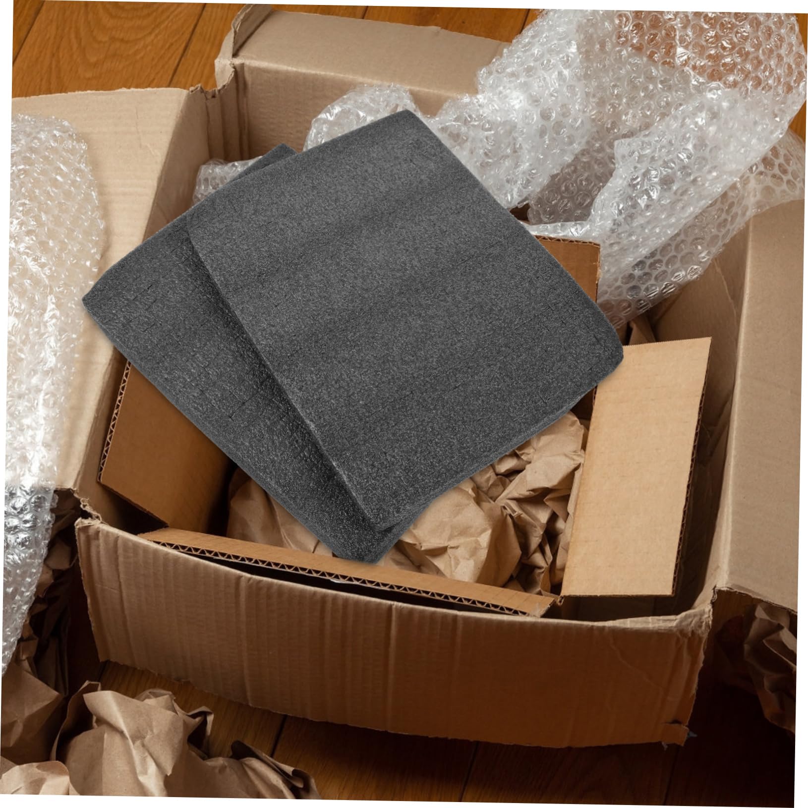 LALAFINA 2pcs High Density Foam Inserts for Toolbox Packing Foam Cubes for Storage Box for Cases