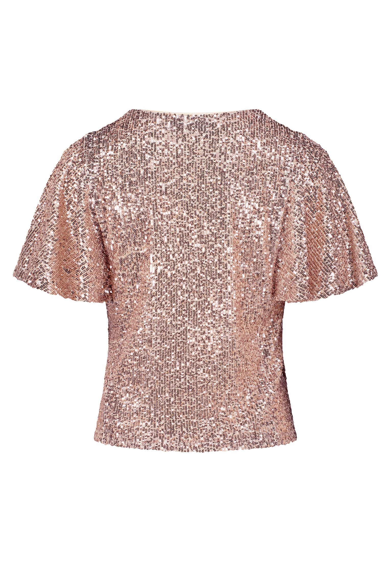 Vera Mont Damen Blusenshirt Kurzarm