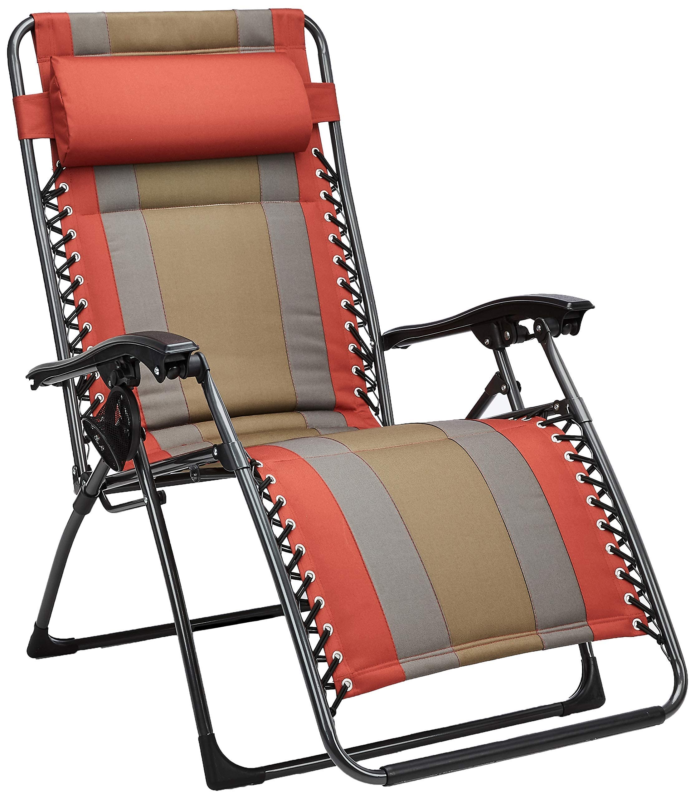 AmazonBasics Padded Zero Gravity Chair- Red