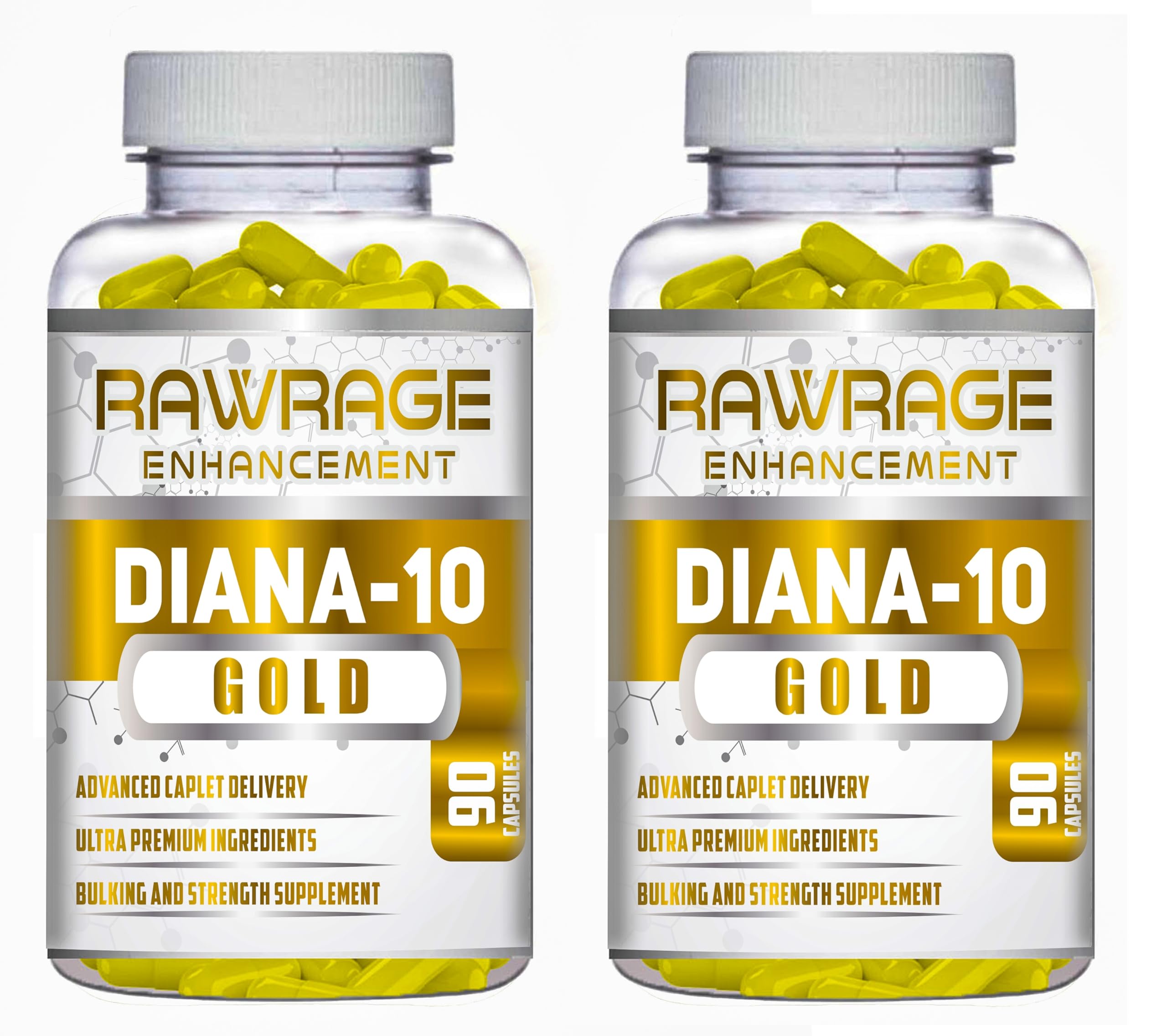 RAWRAGE Diana-10 GOLD Ultimate Size Gain Formula 180 Capsule (Pack of 2) (B0CVV8LYJ4) Amazon Price History, Amazon Price Tracker