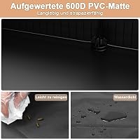 Aystkniet Tengerimalac Ketrecek Vízálló Padlóval 122x60x40cm Nyúl Hörcsög Teknős 5