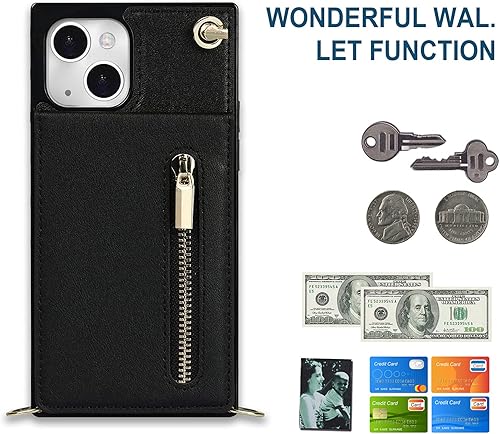 Miniatura 17 de Funda compatible con iPhone 13 Pro Max de 6.7 pulgadas, bolso de bolsillo, elegante funda protectora para iPhone 13 Pro Max (oro rosa) Oro