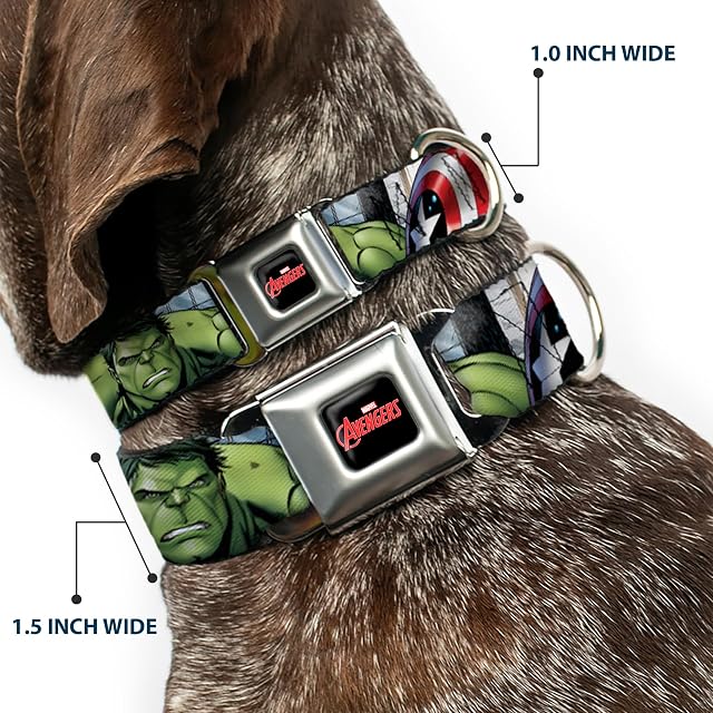Foto 2 de 8 de Buckle Down AVD Marvel Los Vengadores Collar de Perro