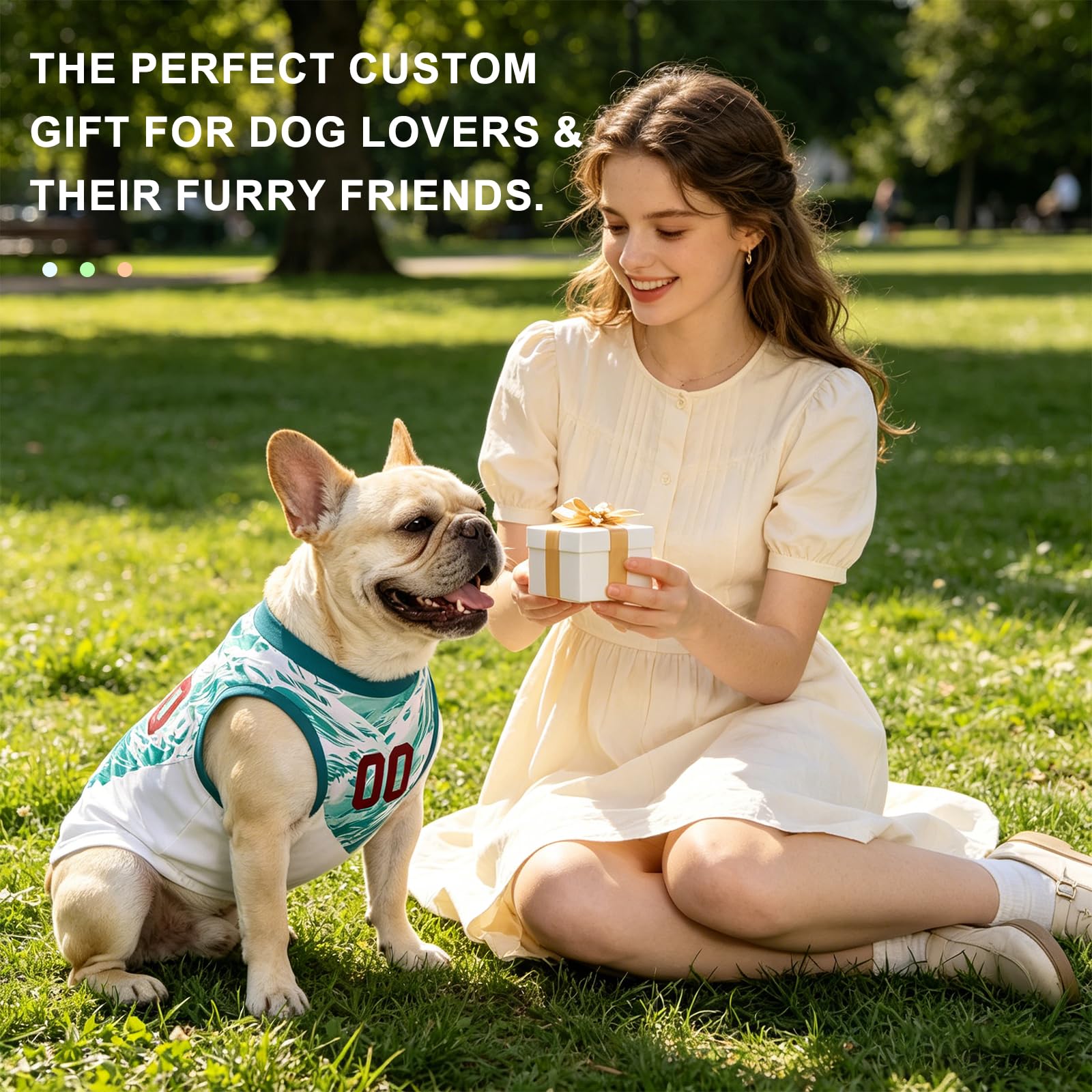 Tshirt Personnalisé pour Chien avec Nom & Numéro Coupe du Monde 2026 Maillot pour Chiens de Petite et Moyenne Taille, F