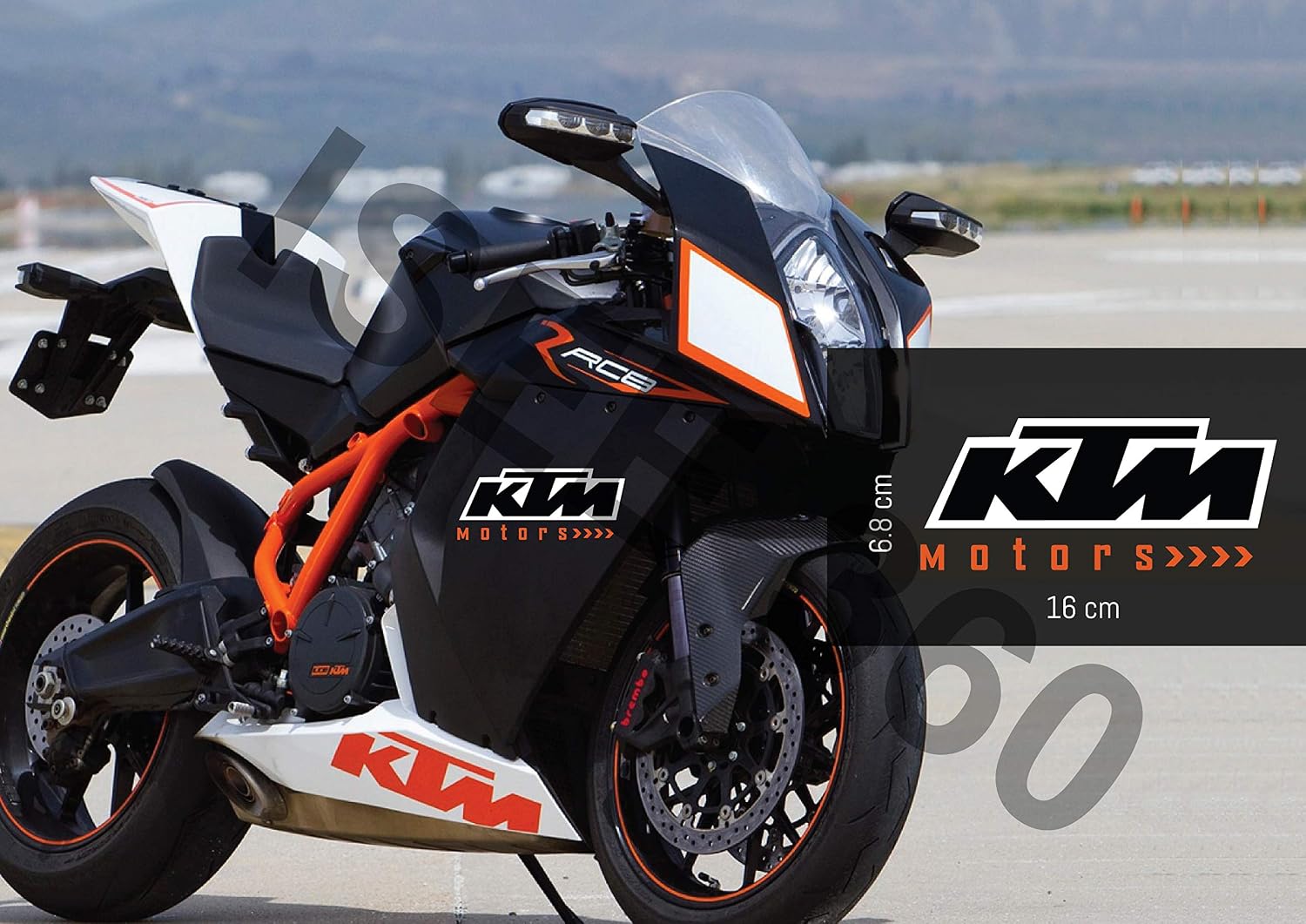 ISEE 360® KTM Duke Sticicker for Bike 