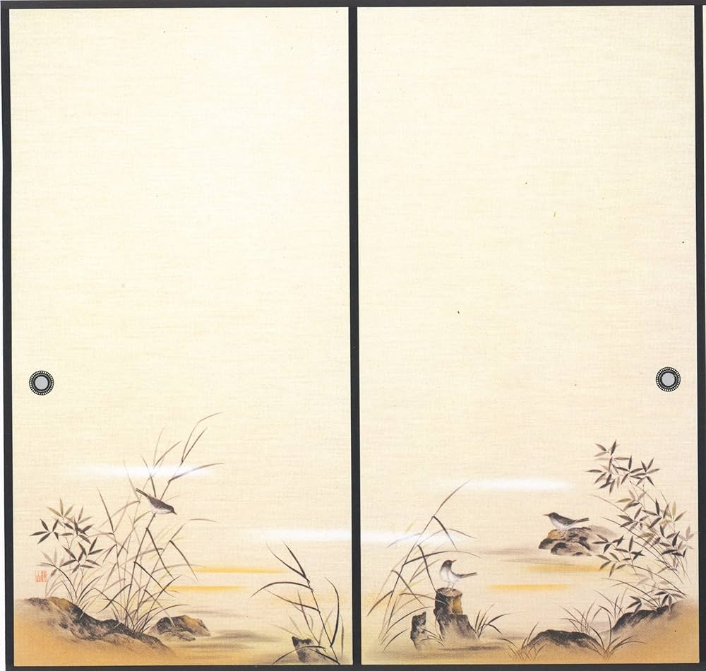 織物(糸入り)ふすま紙 山水A柄 20枚組 楽天市場】＼最大250円OFFｸｰﾎﾟﾝ／ 糸入りふすま紙 山水さんすい