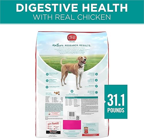 Miniatura 6 de Purina ONE SmartBlend Natural Digestive Health Sensitive Stomach Adult Dry Dog Food