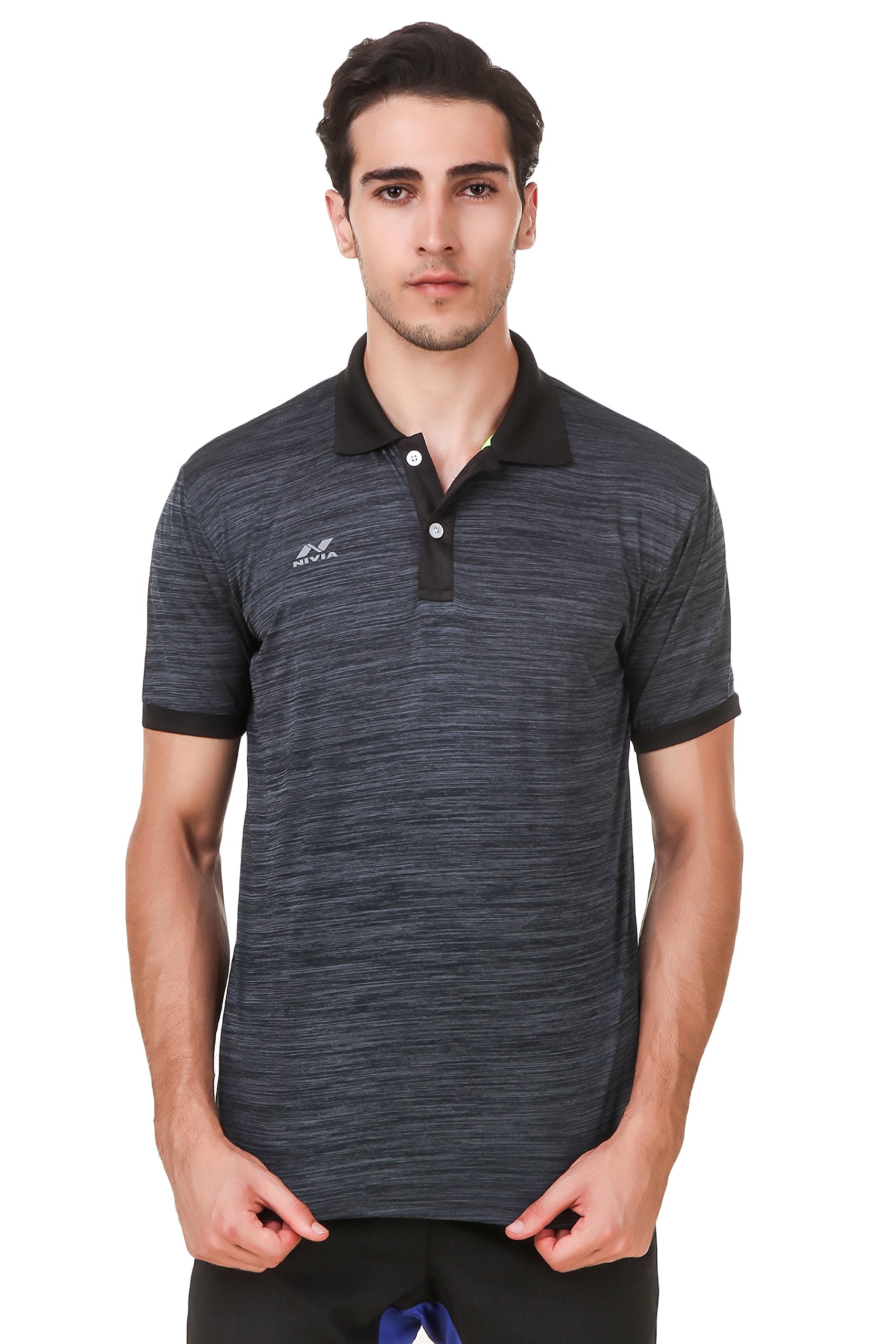 Nivia 2245-3 Ray Polyester Polo T-Shirt