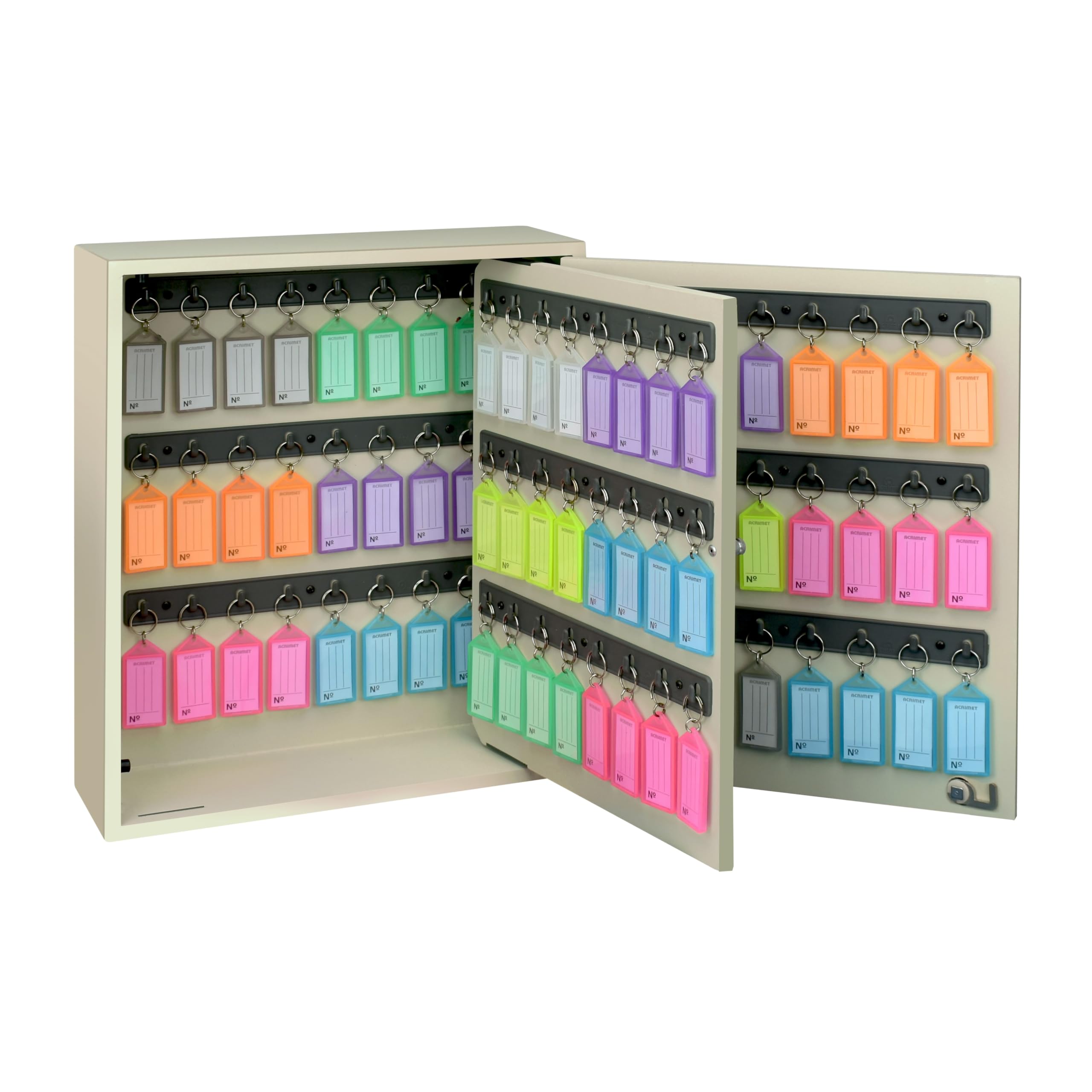 Acrimet Armoire à Clés 64 Positions Avec Serrure (support Mural