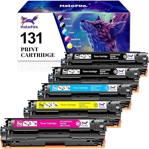 Miniatura 7 de HaloFox Cartucho de tóner de repuesto compatible para Canon 131 131H imageClass MF624Cw MF628Cw MF8280Cw LBP7100Cw MF8230Cn MF8080Cw para impresora