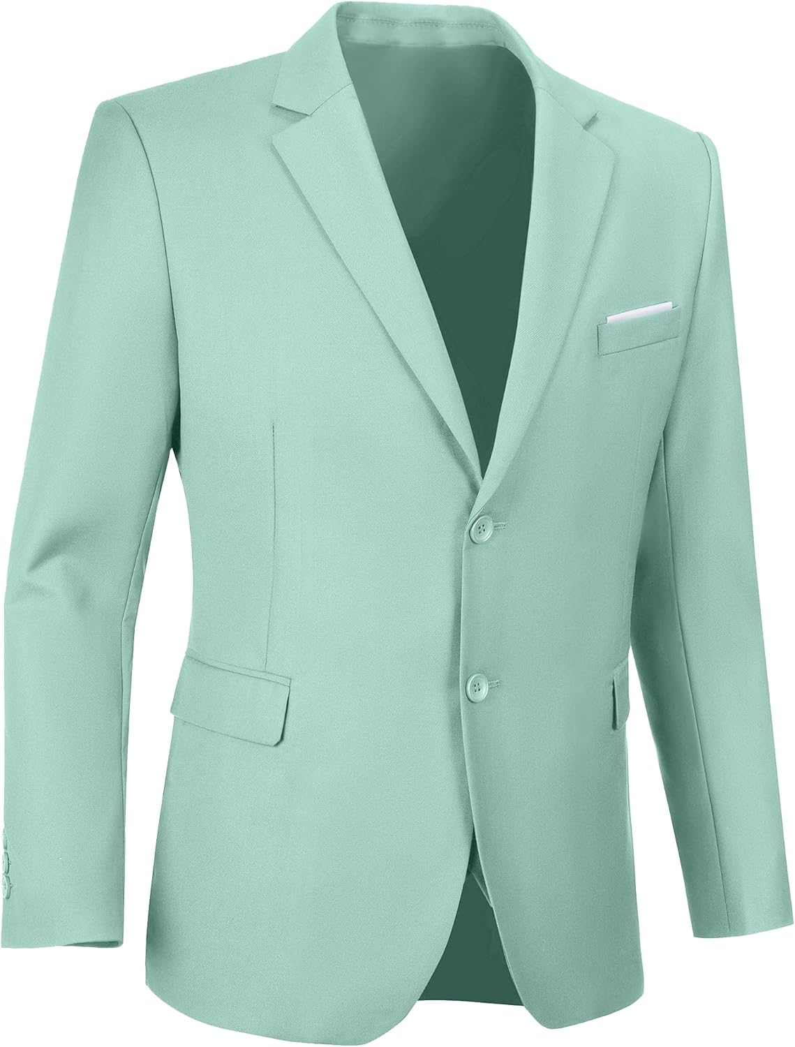 Mens Blazer Sports Coat Slim Fit 2 Button Solid Men's Casual Suit Blazer Jackets