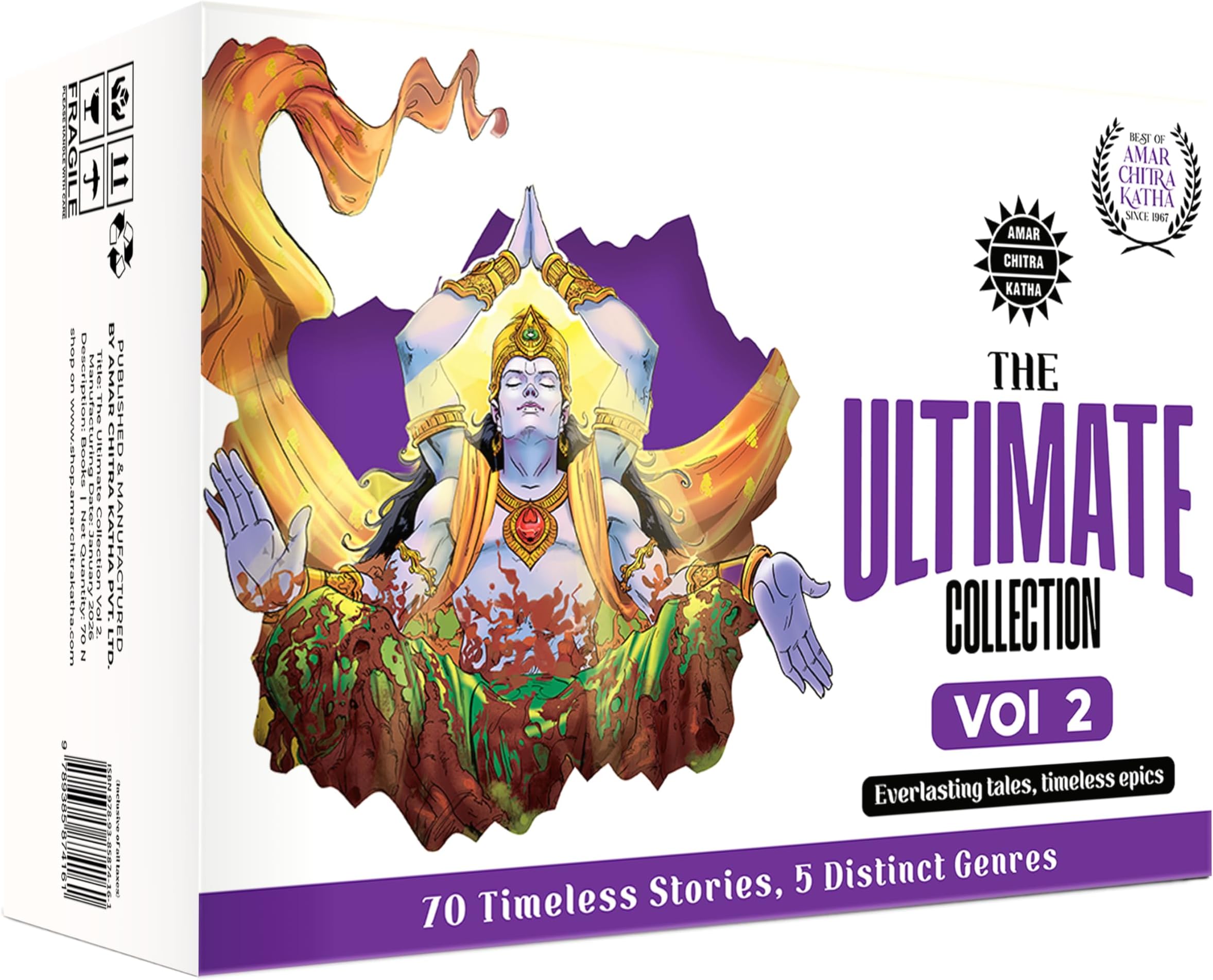 The Ultimate Collection I I | Illustrated Wisdom from Indian Epics | Krishna, Arjuna & Timeless Teachings | Amar Chitra Katha