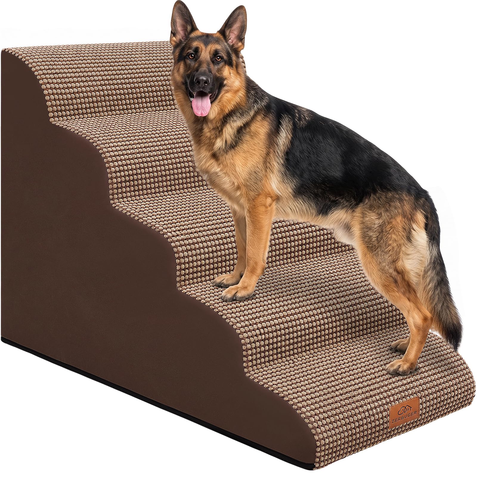Zerbuger Rampa y escalera para perros para cama de 16 pulgadas de alto a 22