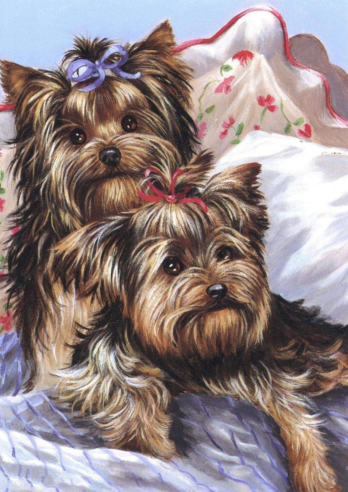 Broderie diamant Yorkshire Terrier | Broderie Diamant - Diamond Painting