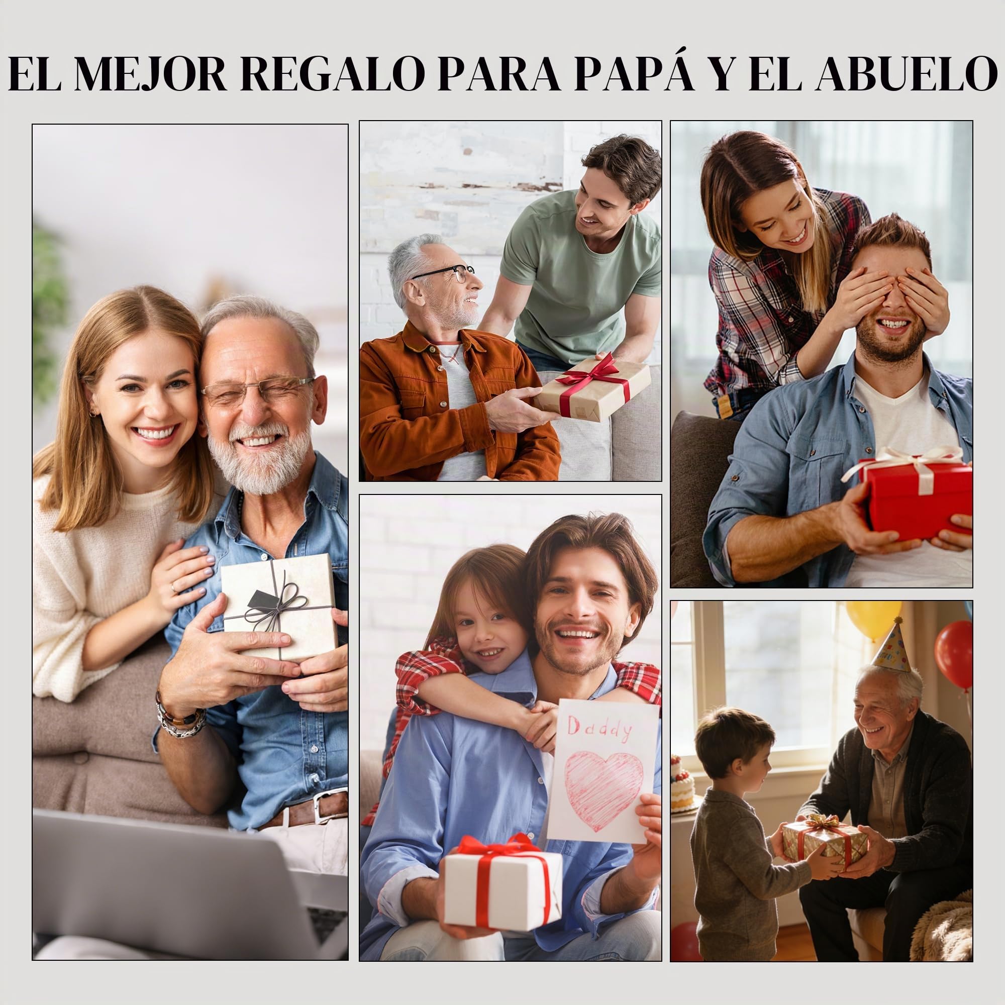 BISOUSOX Regalo de Papá Calcetines de Graciosos Hombre divertidos Estampados Algodón Calcetines dia del padre BEST DAD EVER